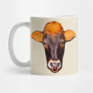 Head of a Young Bull Mug